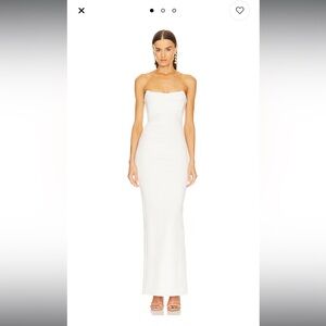 Michael Costello x REVOLVE Briggs Gown in Ivory